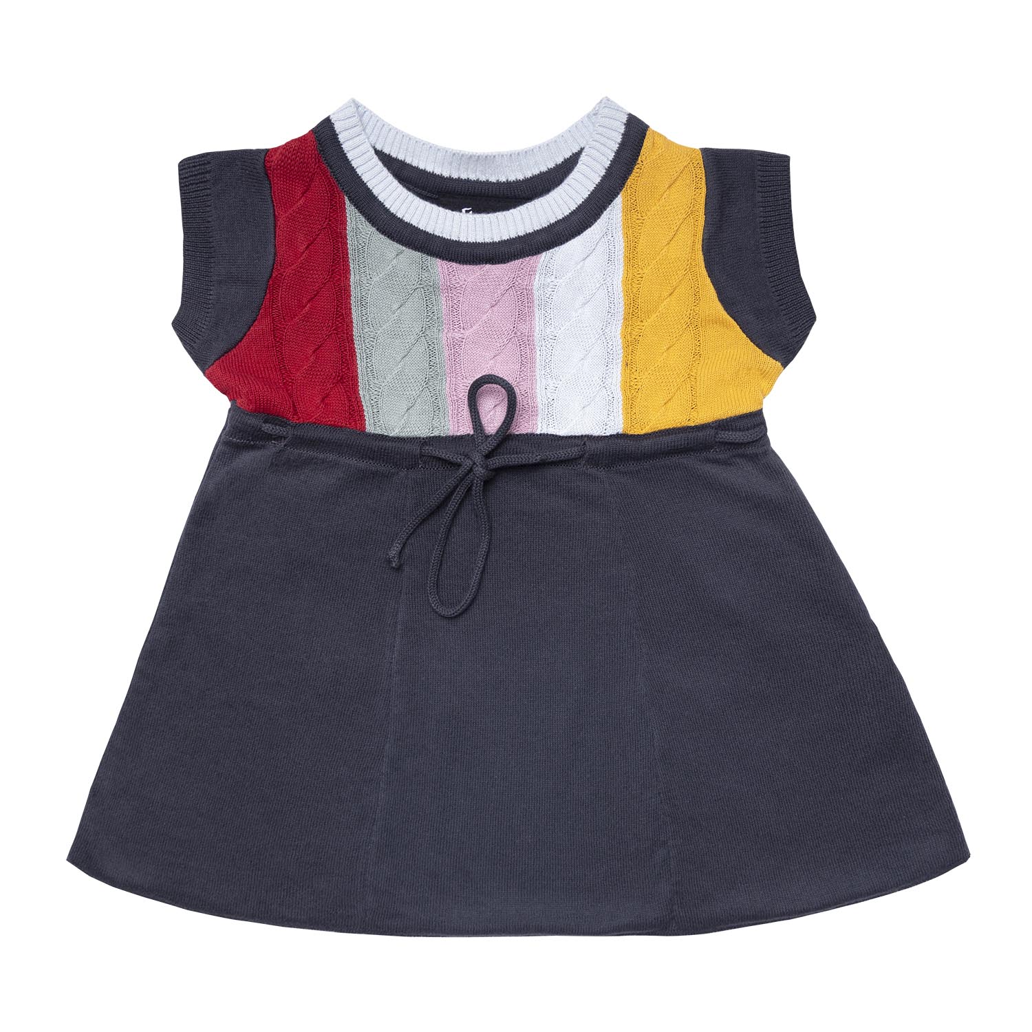 Cable Knit Dress for Babies-0