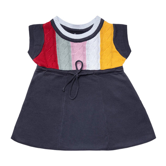 Cable Knit Dress for Babies-0
