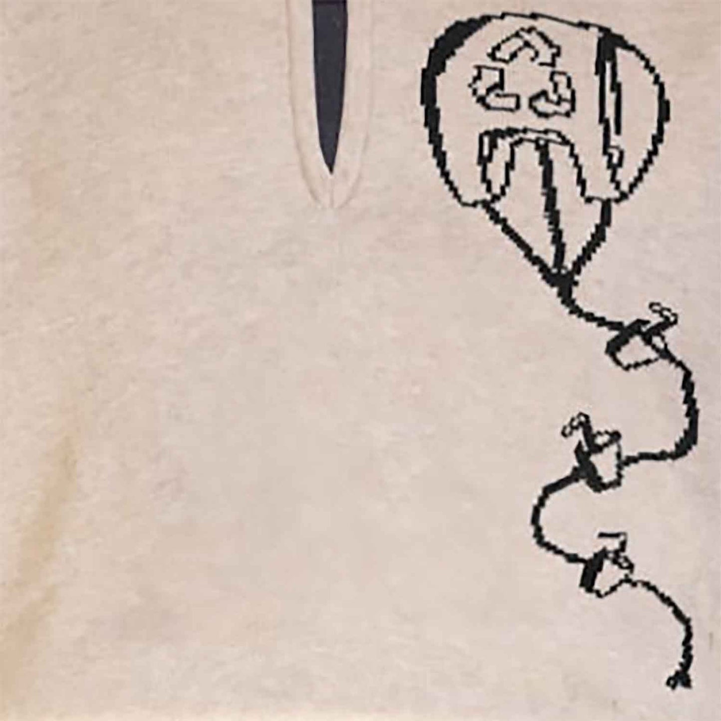 Beige Sweater with Kite for Kids-2