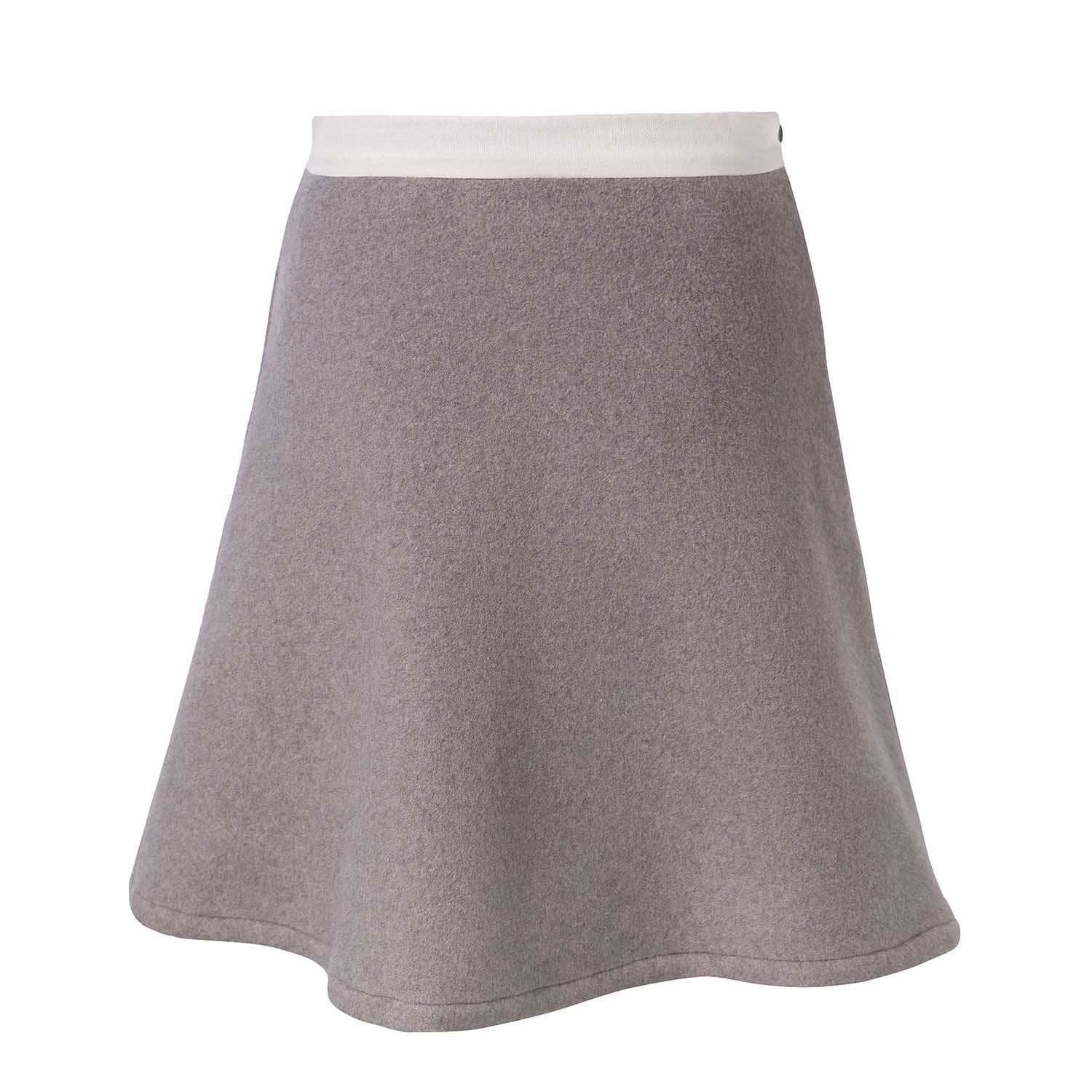 Beige Mini Skirt-2