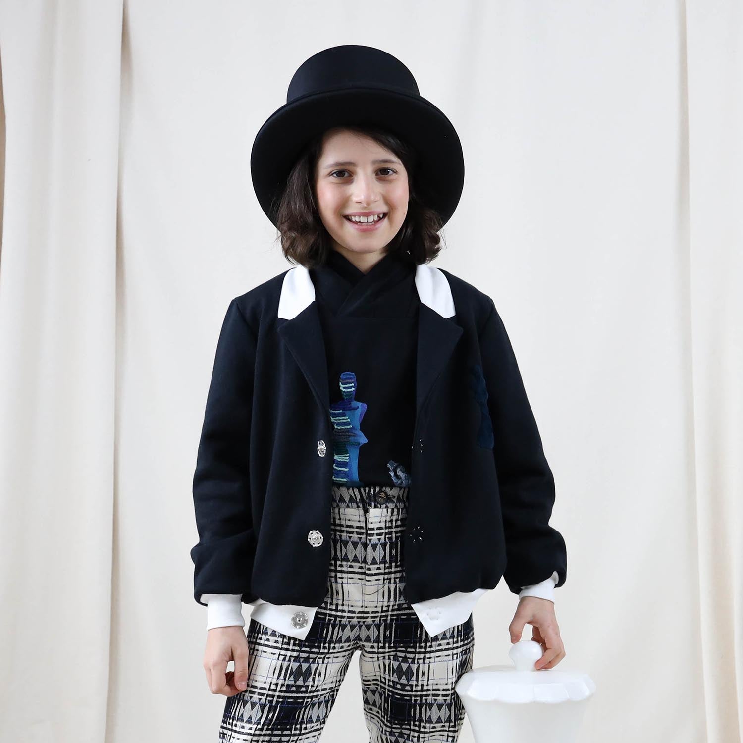 Black Sweat Blazer-1