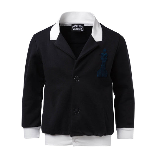 Black Sweat Blazer-0