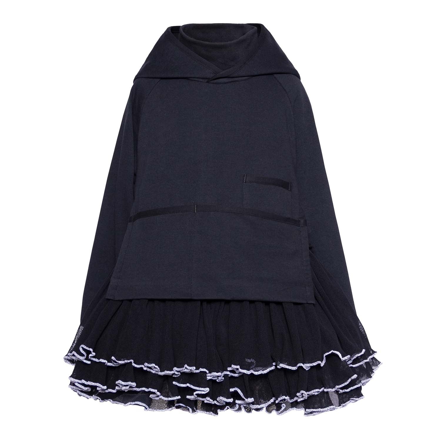 Black Designer Hoodie for Kids-0