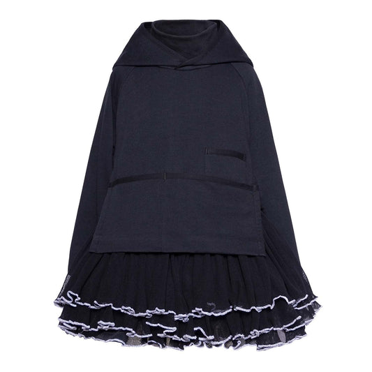 Black Designer Hoodie for Kids-0