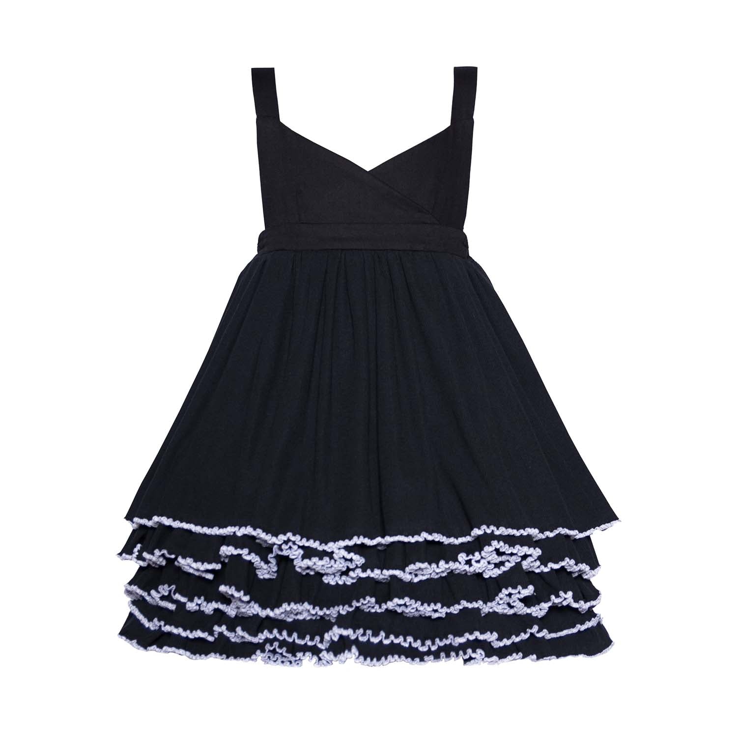 Girls Black Dress for Special Occasions-0