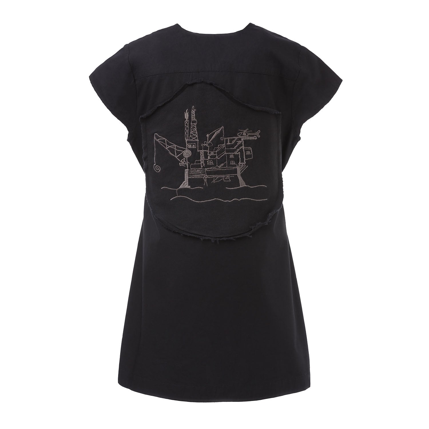 Black Wrap Dress-0