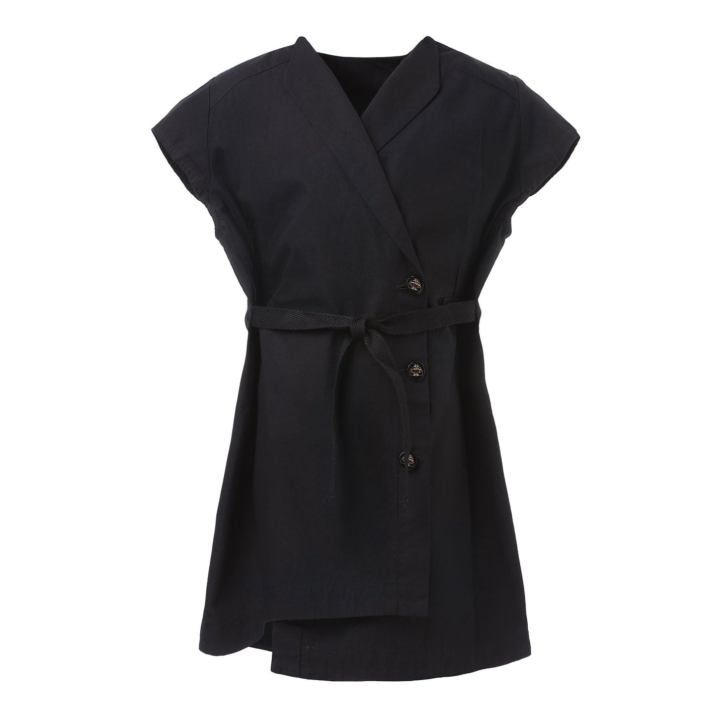 Black Wrap Dress-3