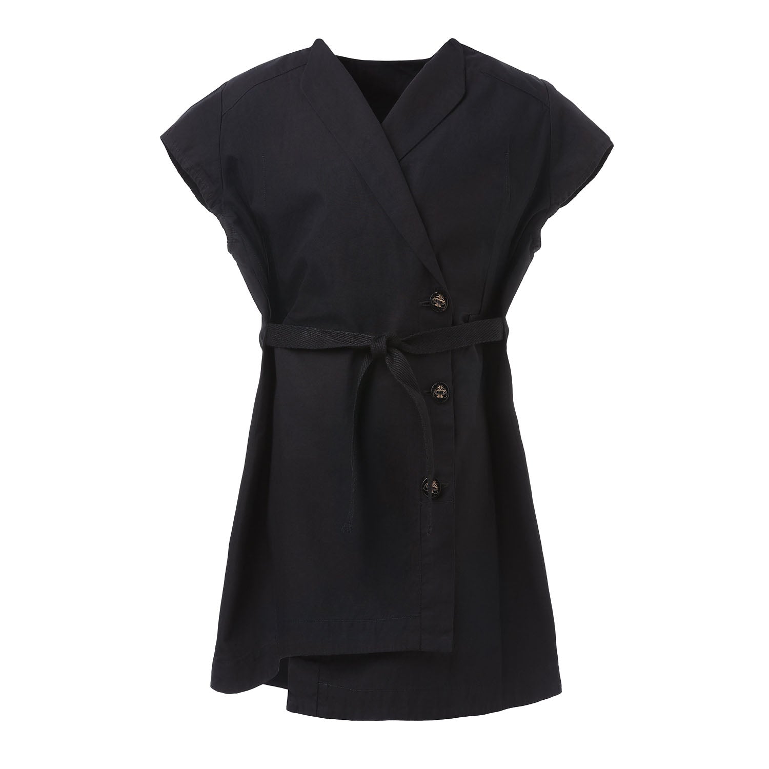 Black Wrap Dress-3