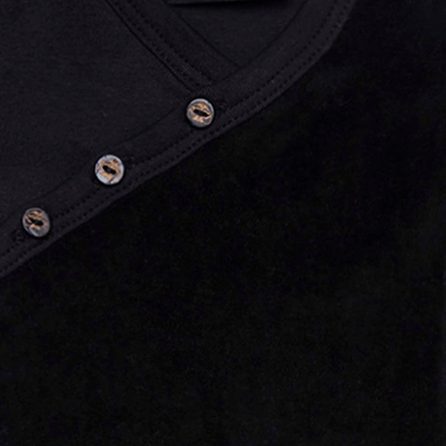 Black Baby Onesie with Velvet Detail-1