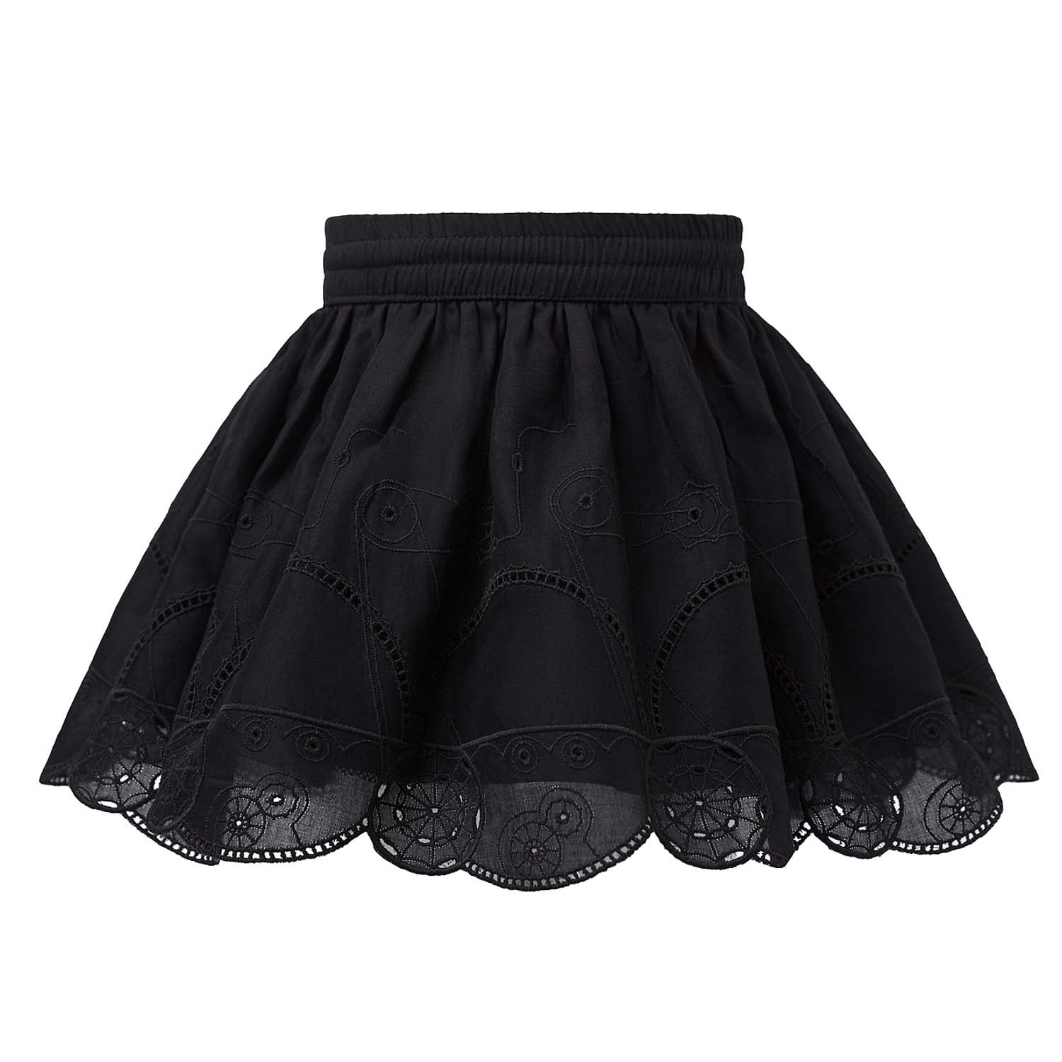 Steampunk Lace Skirt-0