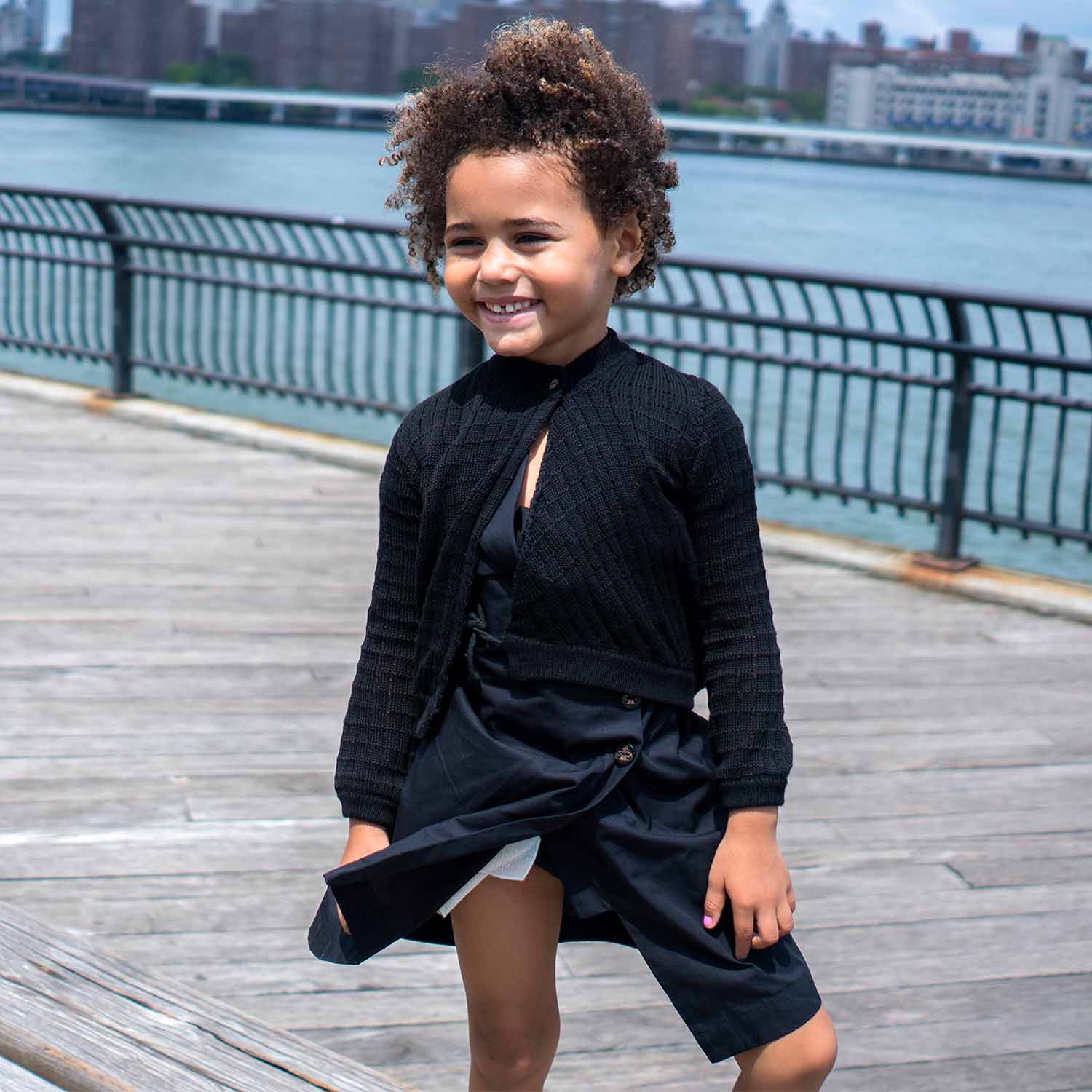 Black Summer Cardigan-2