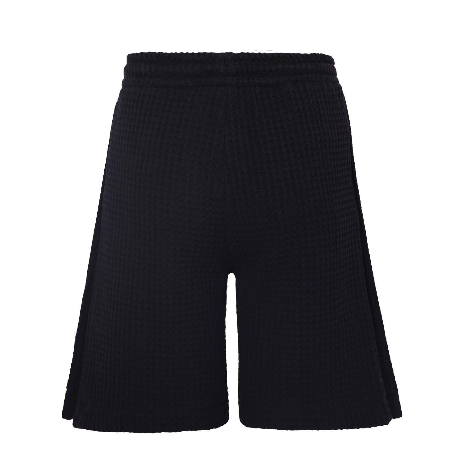 Boys and Girls Black Bermuda Shorts-2