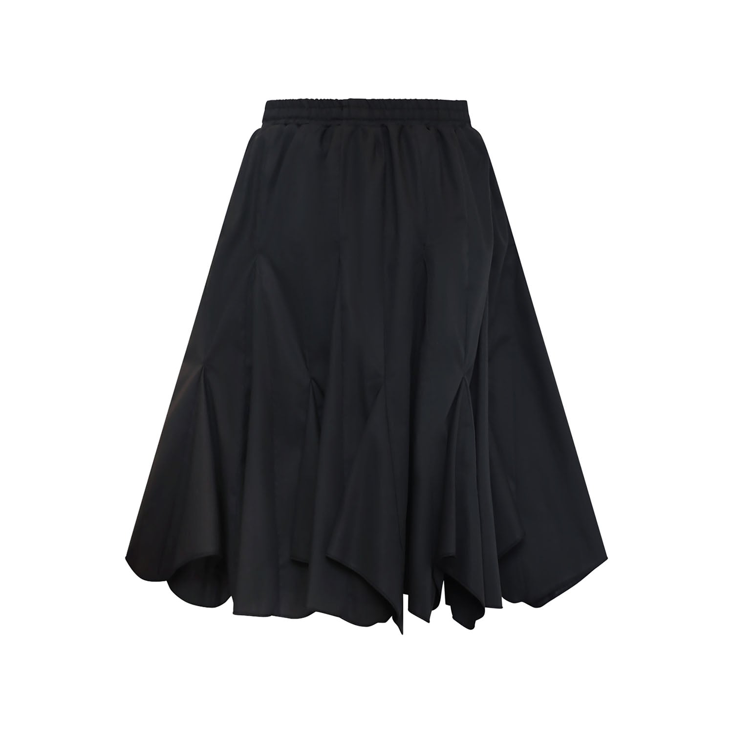 Zero Waste Black Flare Skirt-3