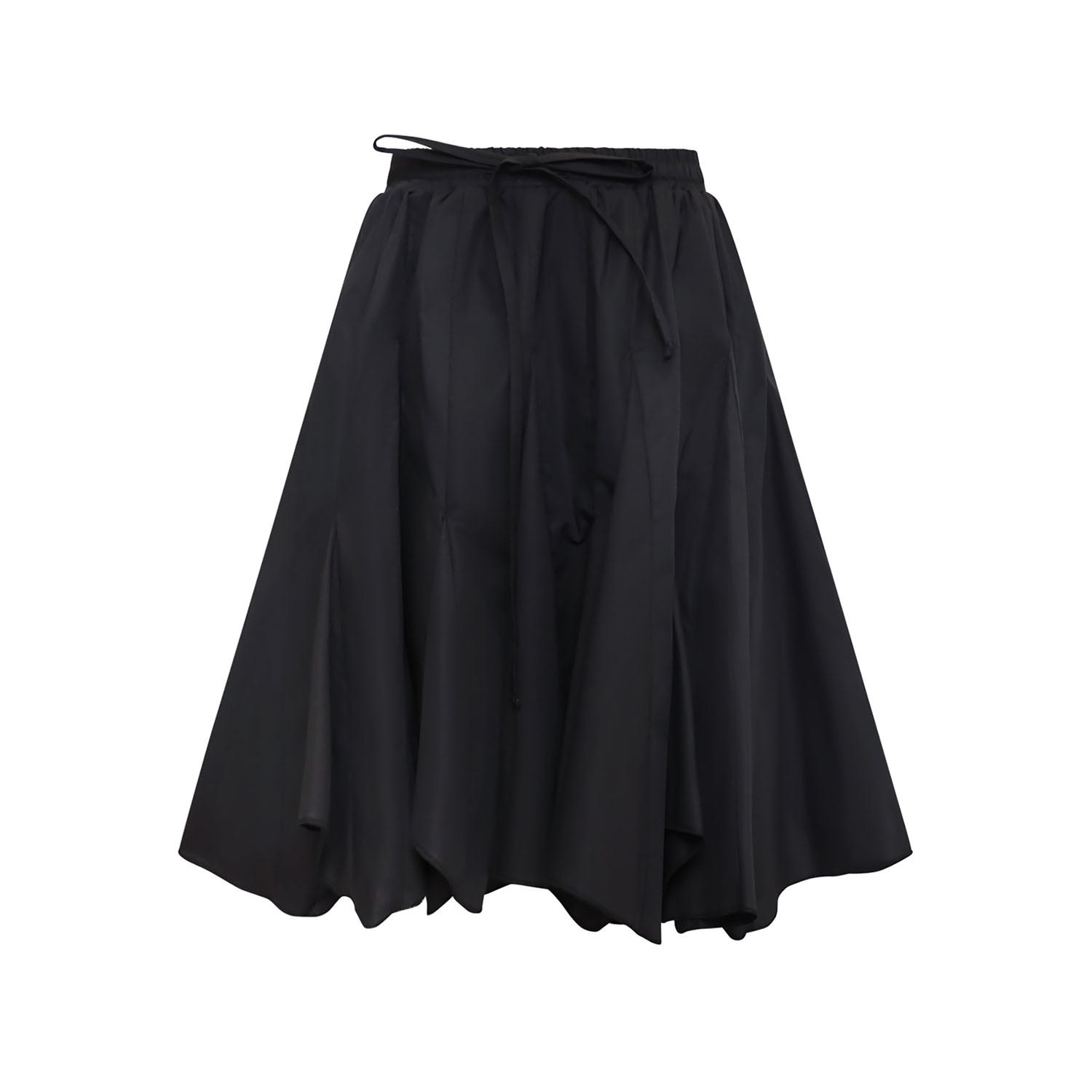 Zero Waste Black Flare Skirt-0