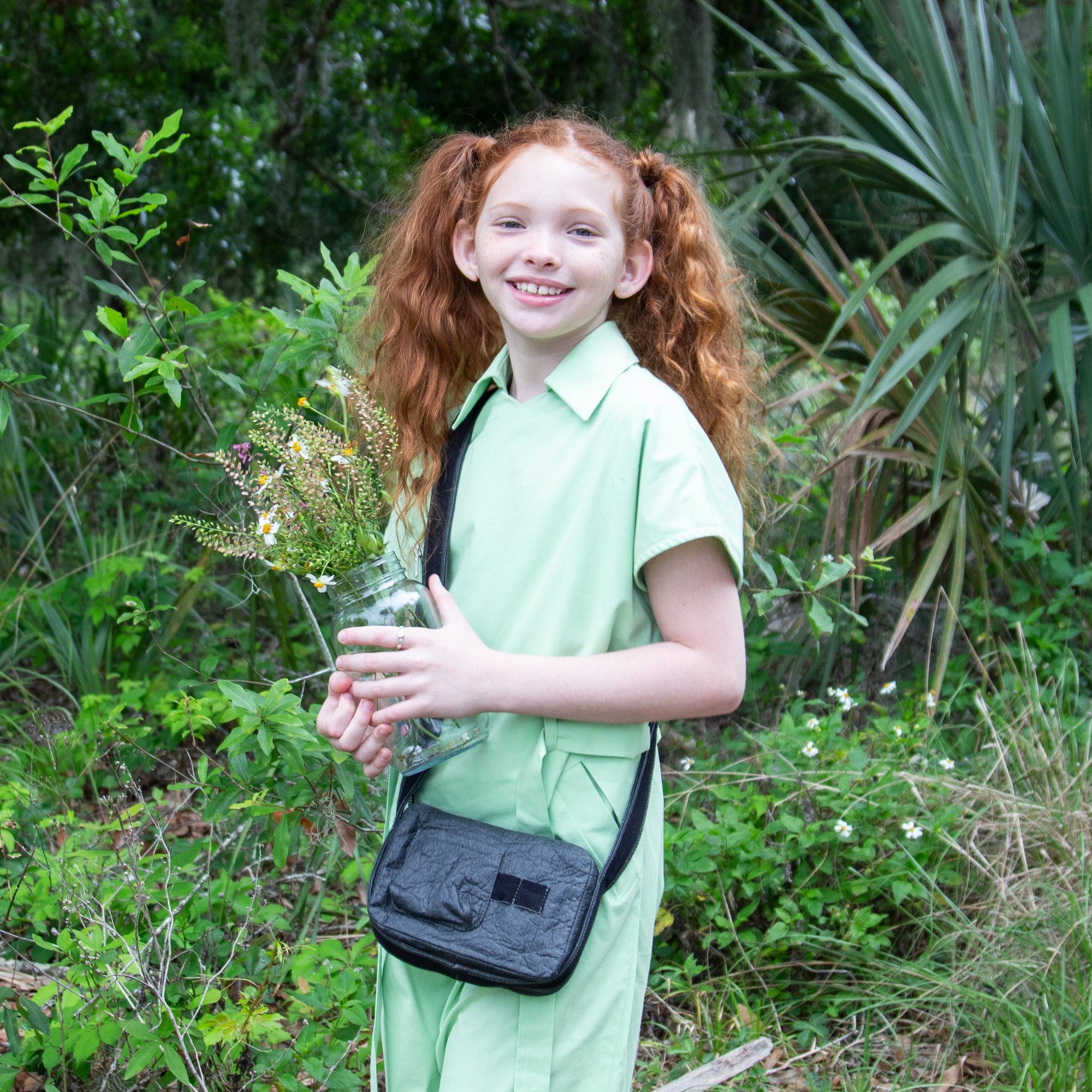 Pinatex Cross Body Purse for Girls and Boys-2