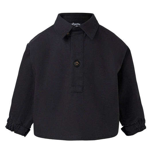 Baby Black Tunic with Panda Embroidery-0
