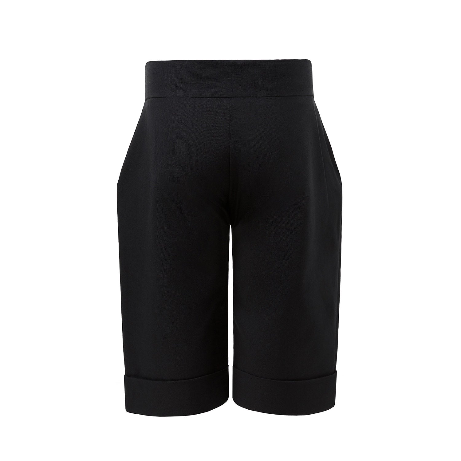 Black Puffed Pants-1