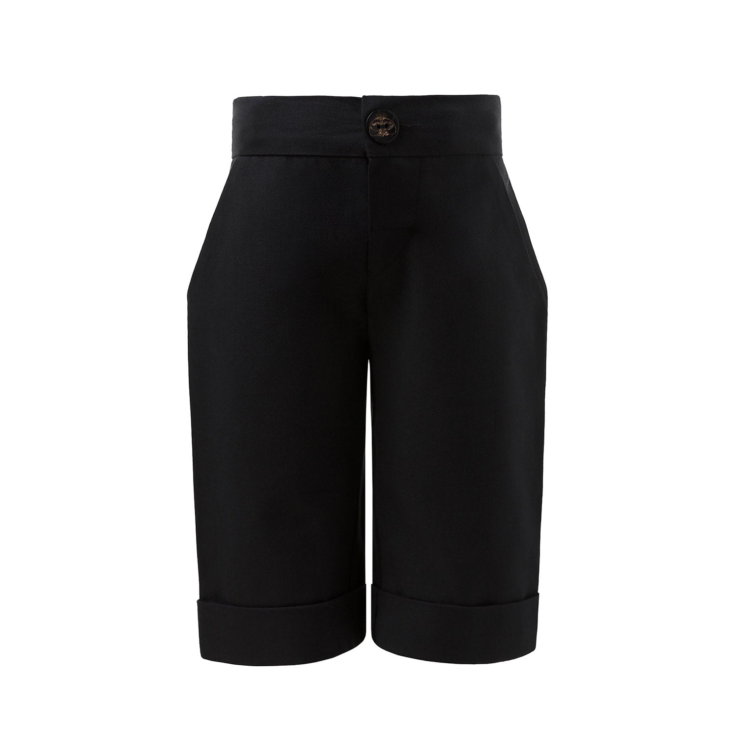 Black Puffed Pants-0