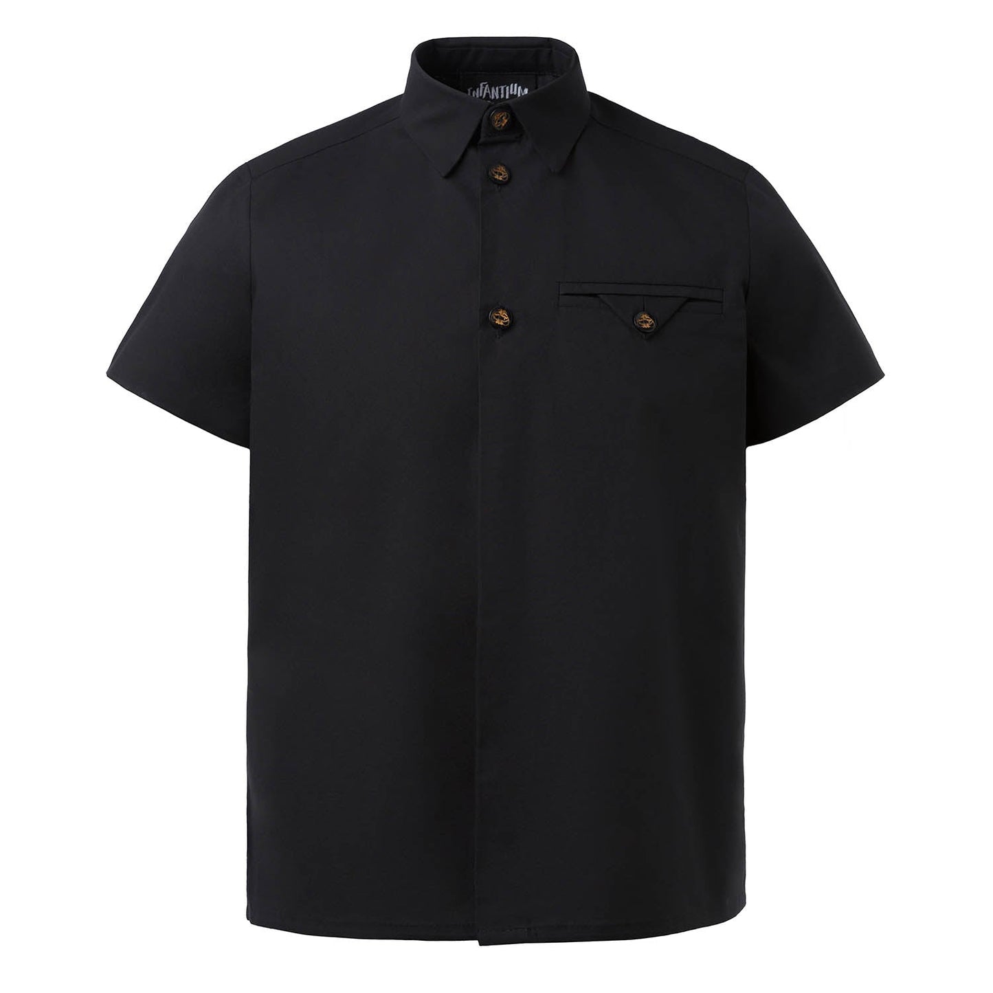 Black Dress Shirt for Kids-0