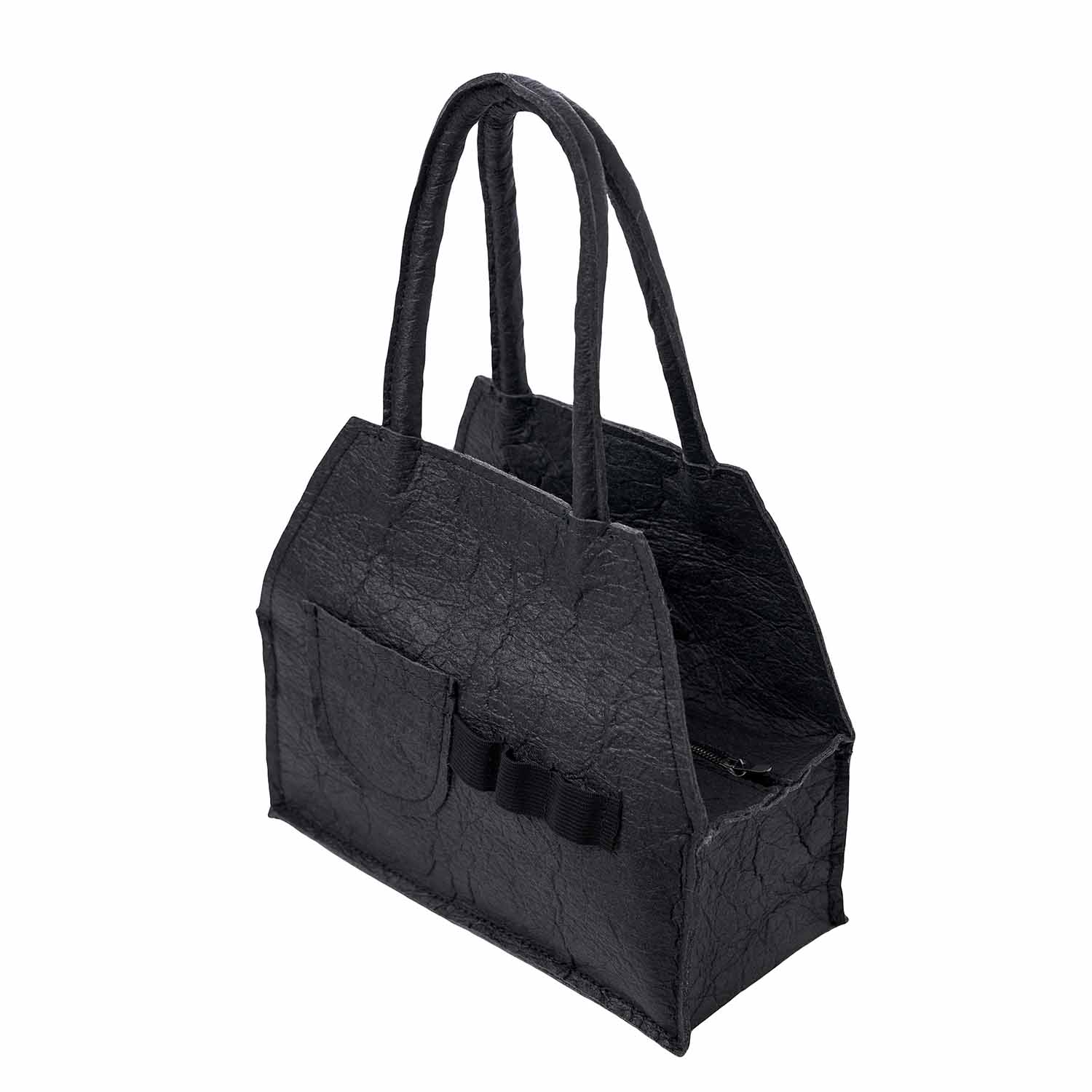 Black Pinatex Handbag-0