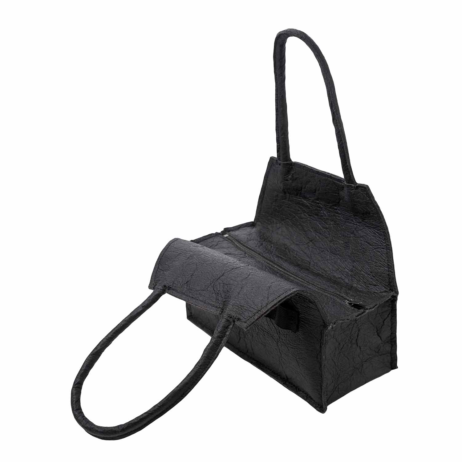 Black Pinatex Handbag-2