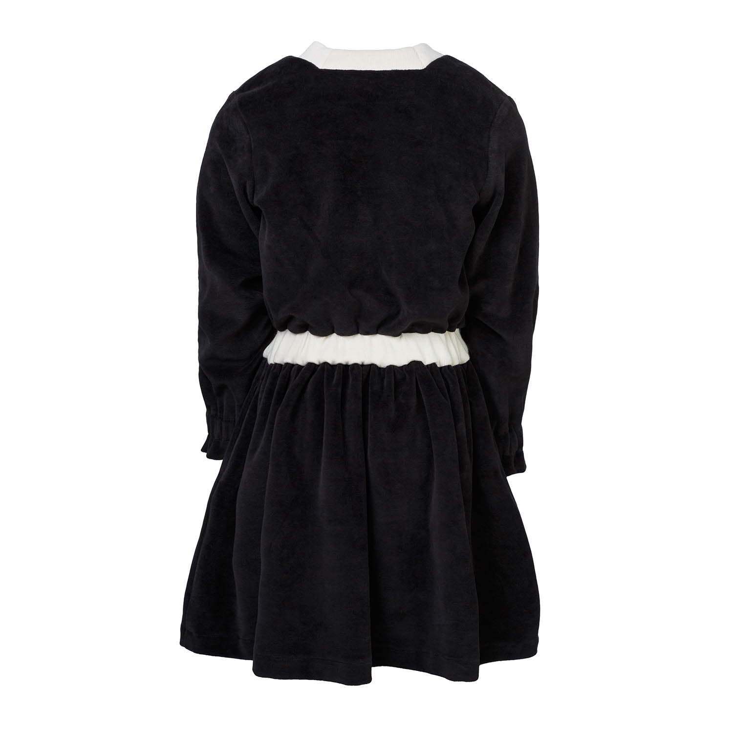 Black Velvet Dress for Girls-2