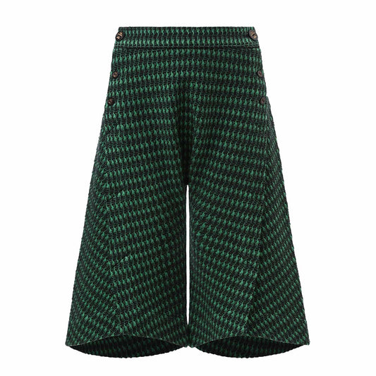 Green Culottes Shorts-0