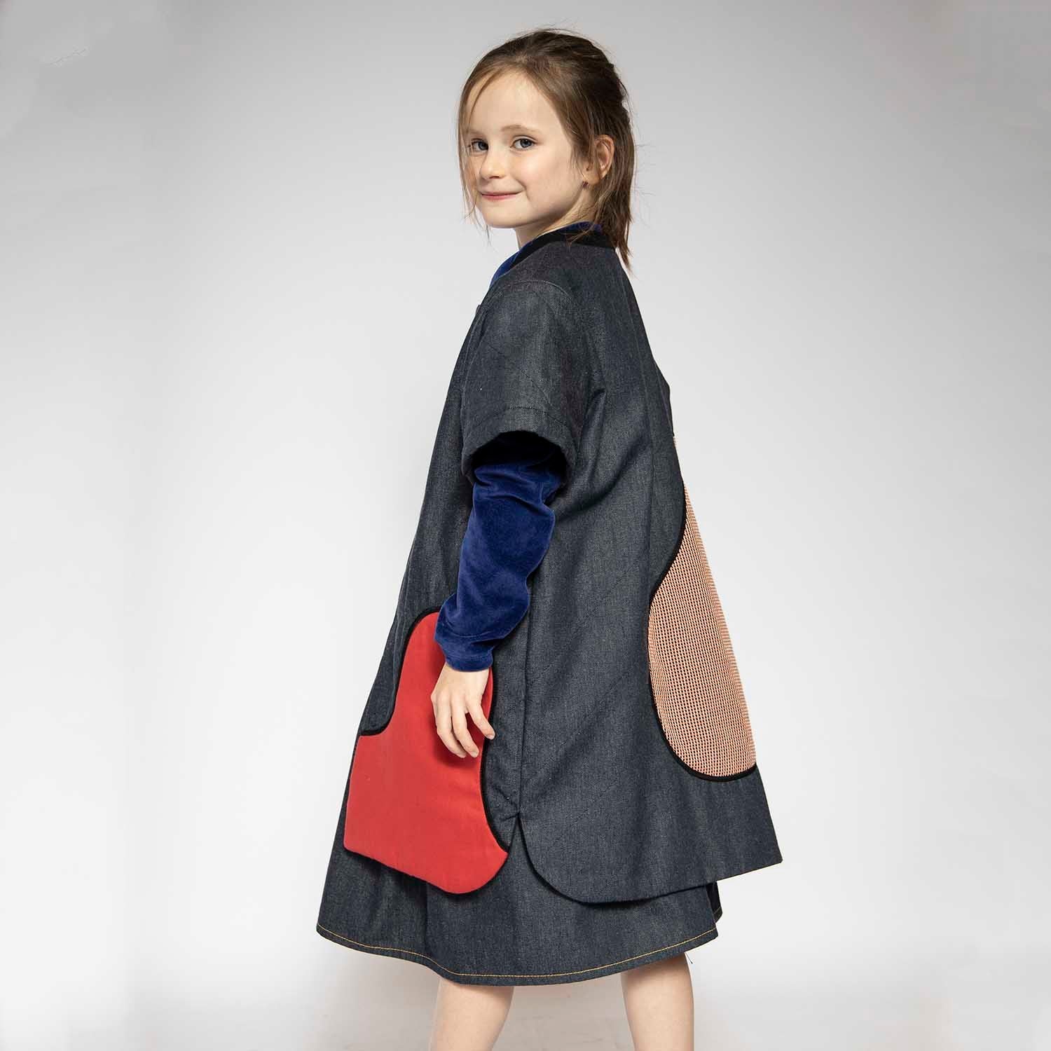 Boys and Girls Denim Vest-1