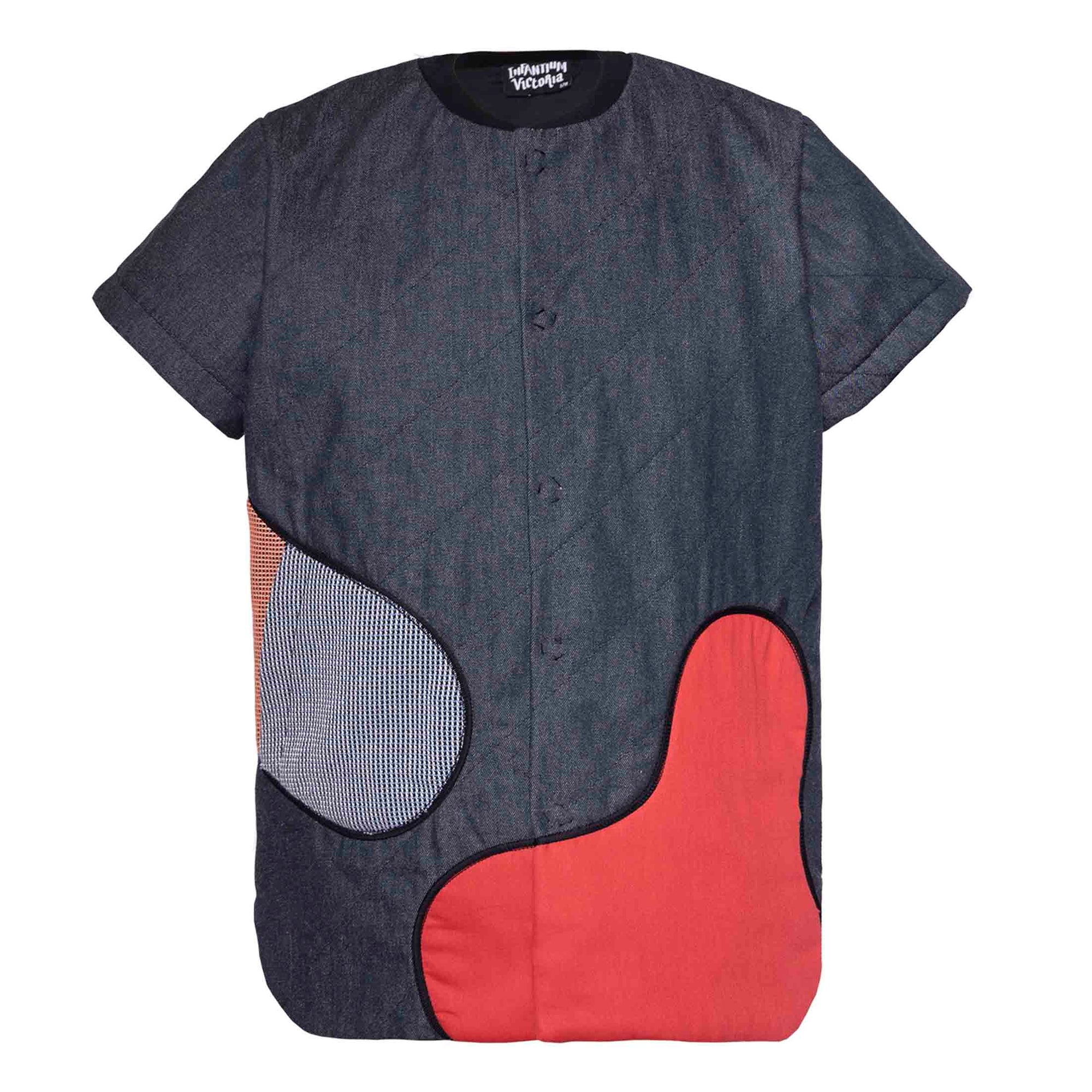 Boys and Girls Denim Vest-0