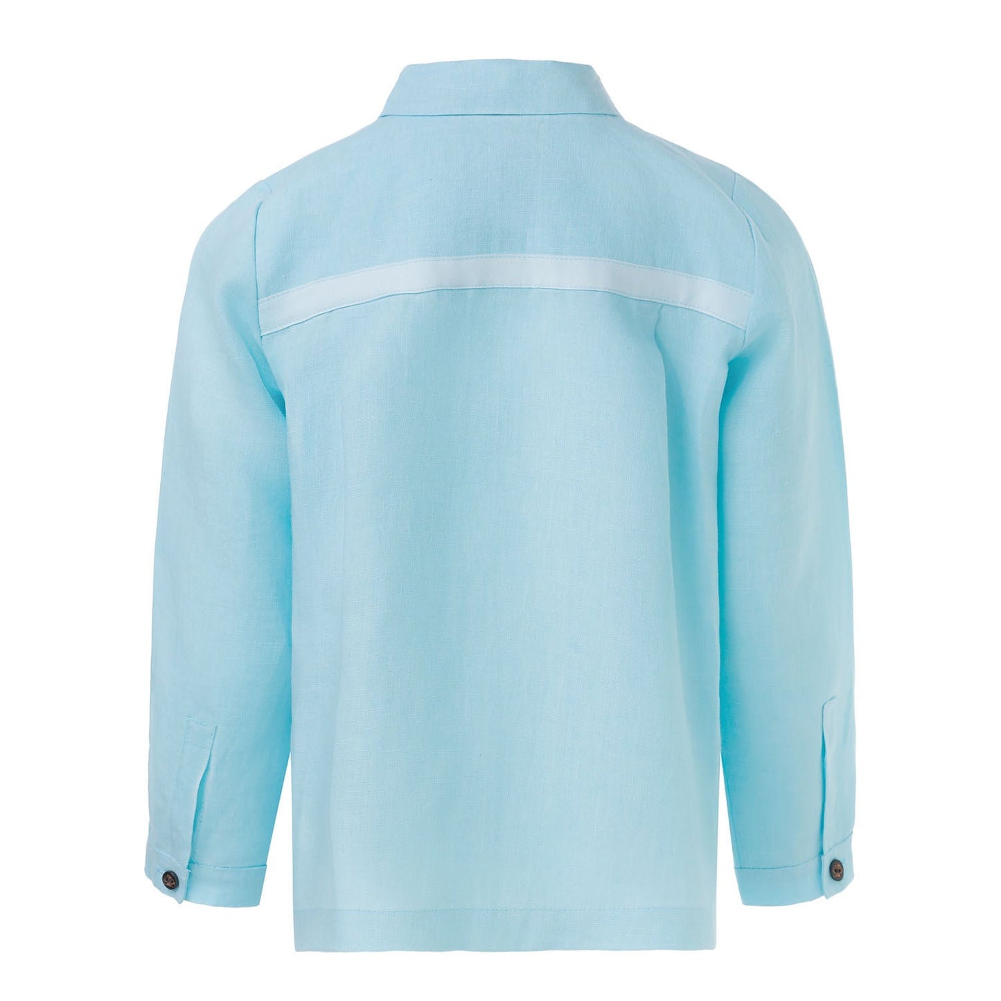 Blue Linen Shirt-2
