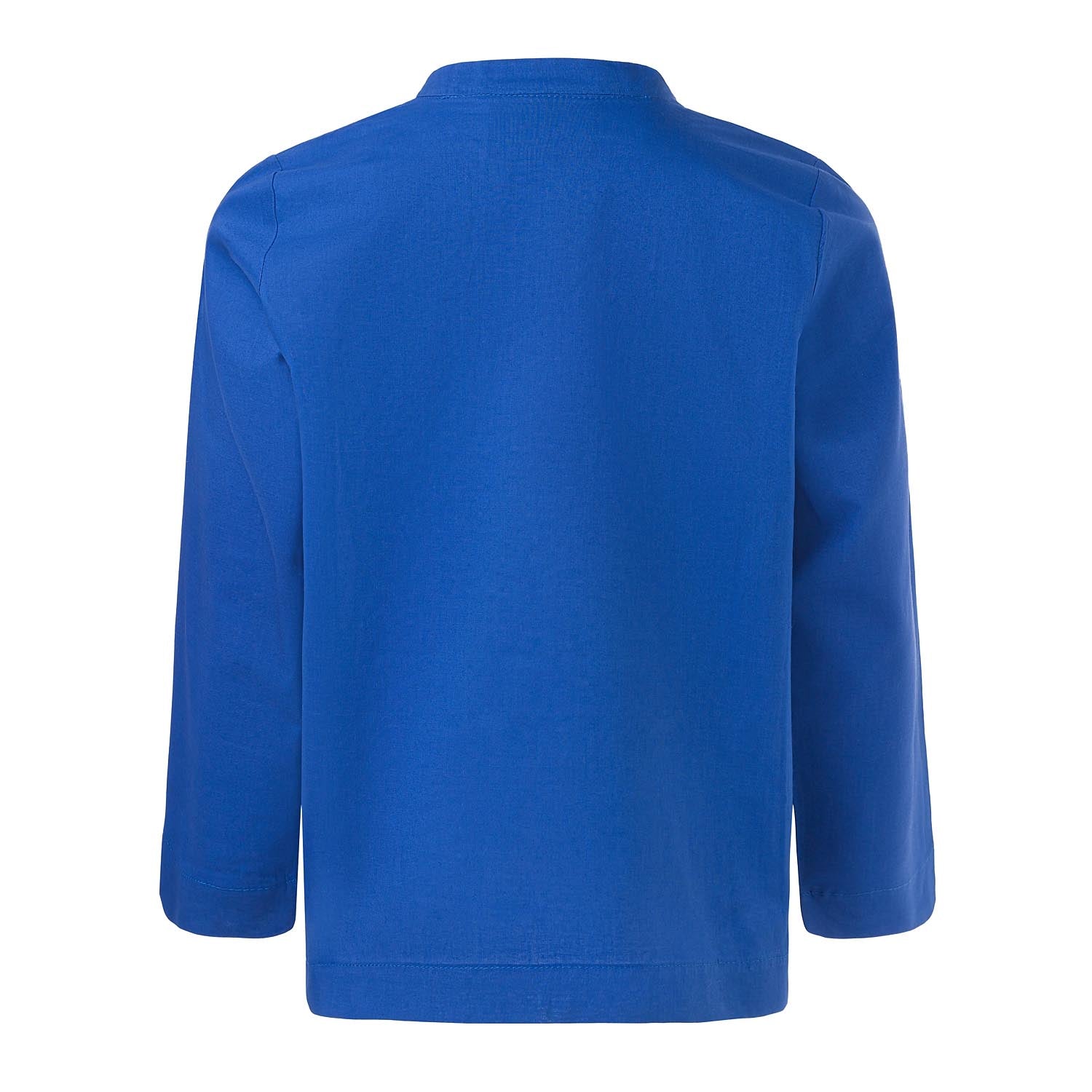 Royal Blue Shirt with Tab Collar-1