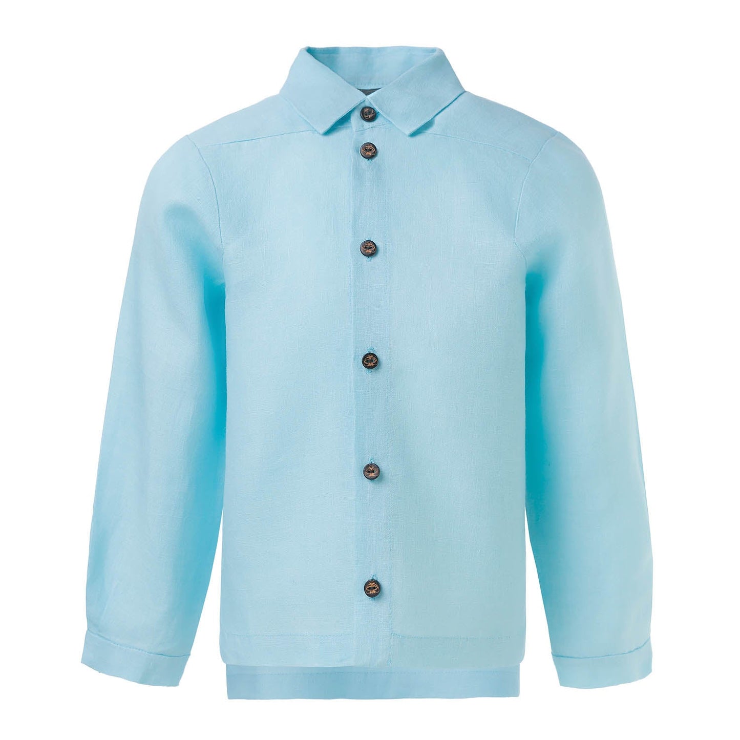 Blue Linen Shirt-0