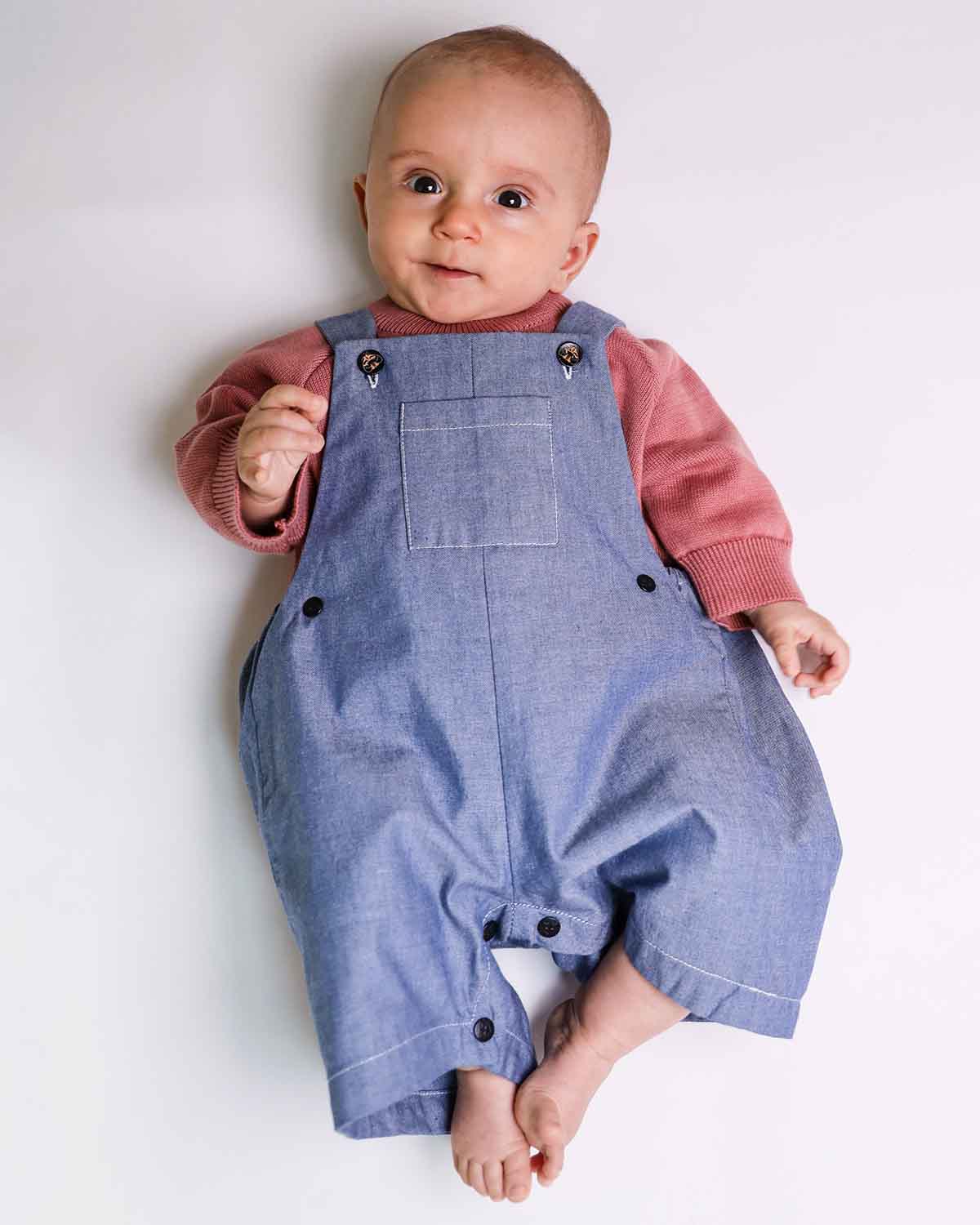 Baby Denim Playsuit-1