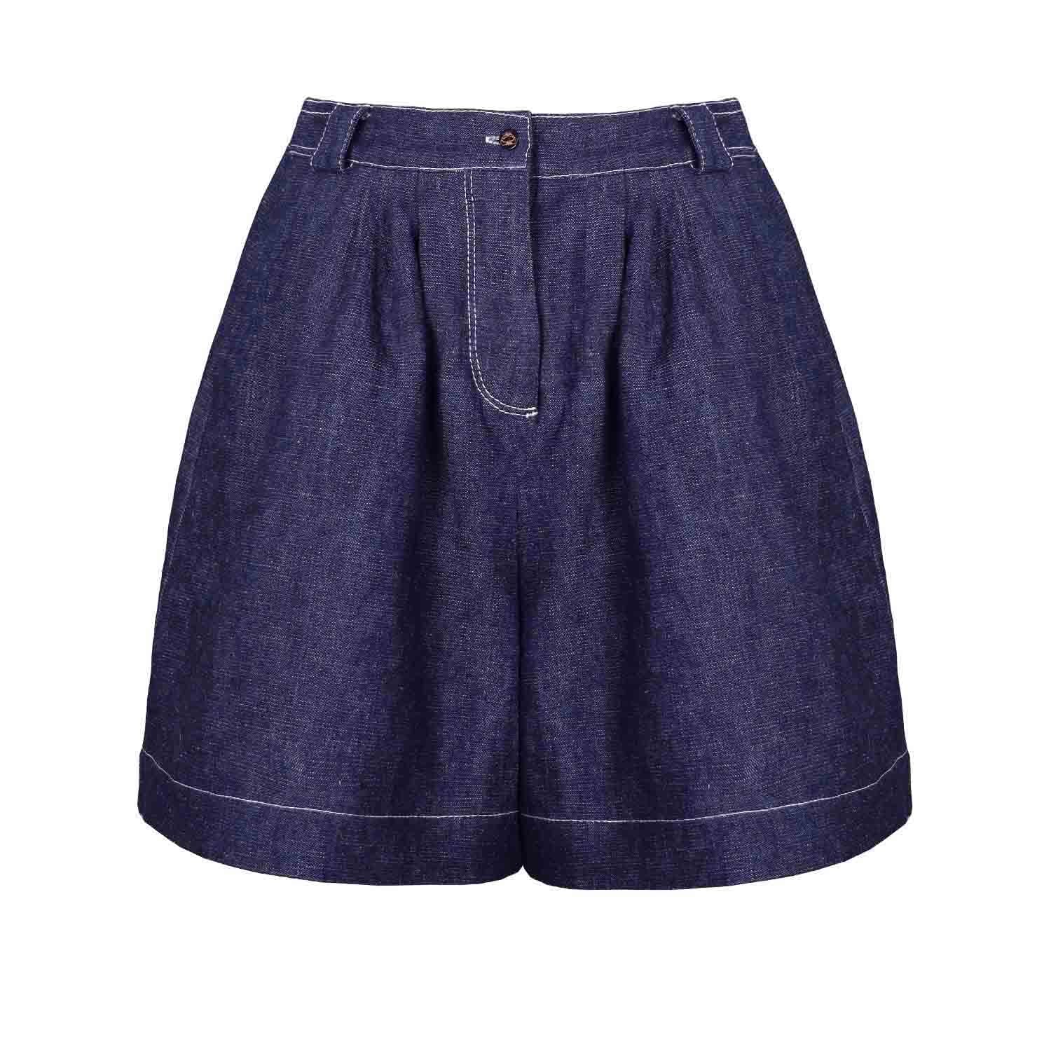 Boys and Girls Denim Culottes-0
