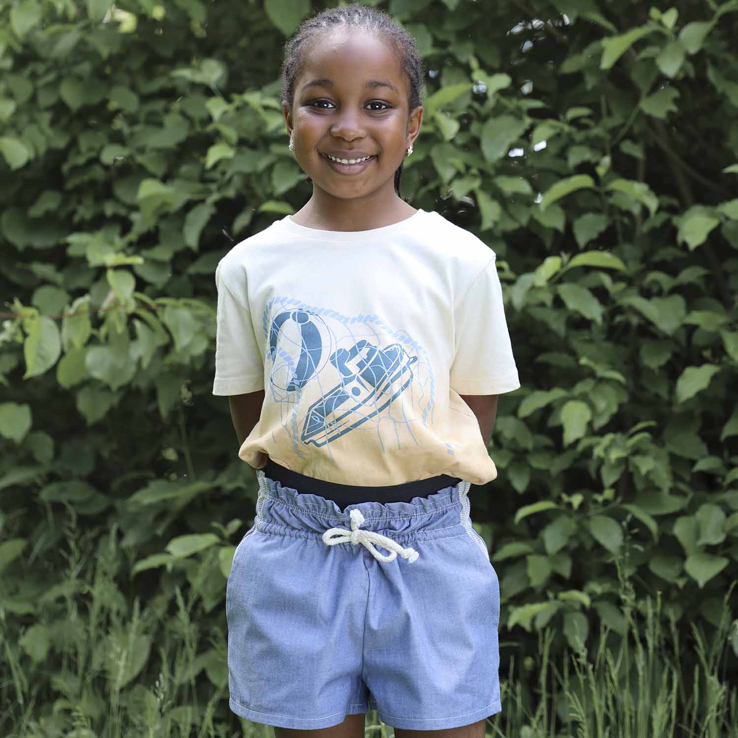 Boys and Girls Jean Shorts-1