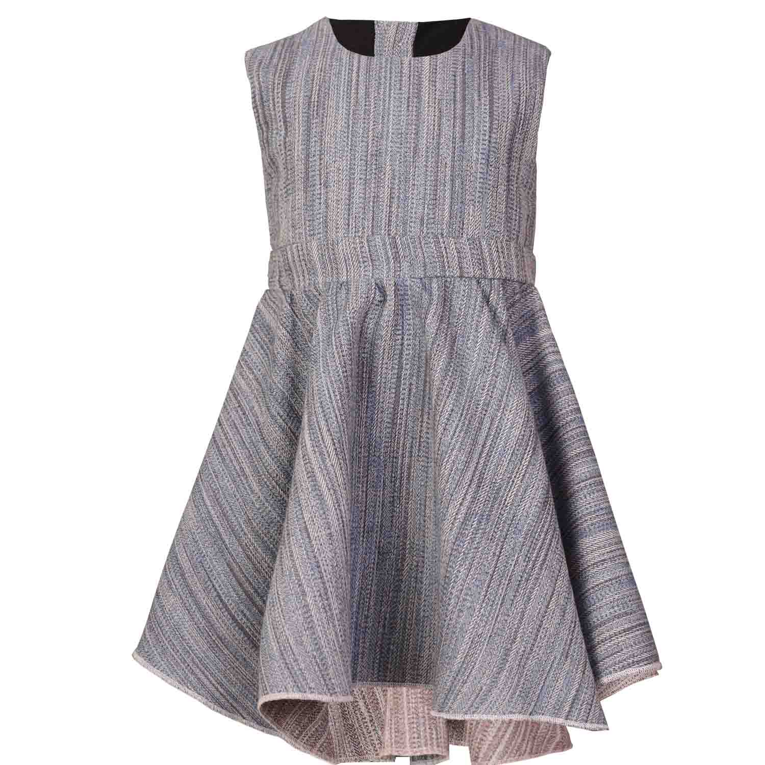 Baby Girls Blue Dress-0
