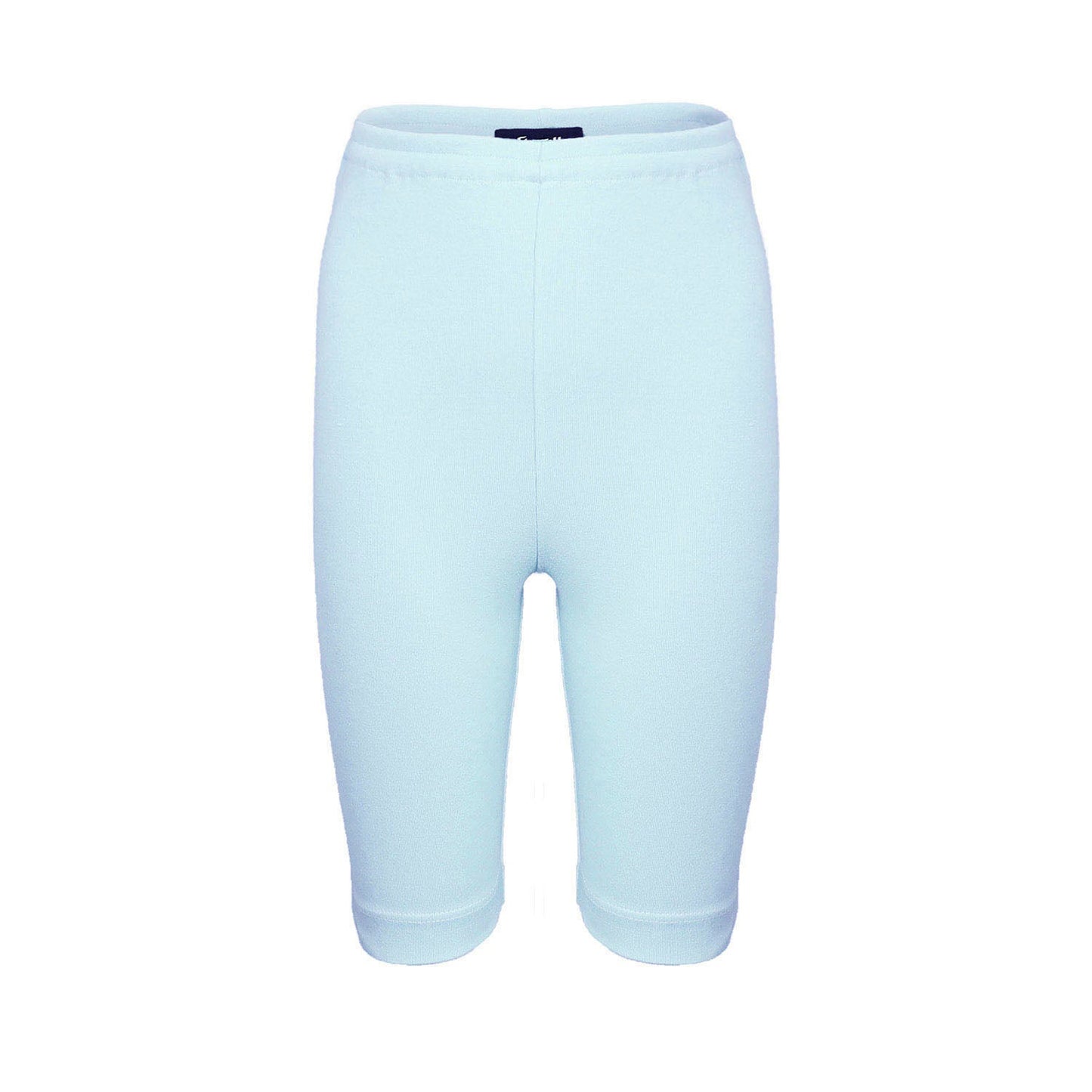 Boys and Girls Bike Shorts in Blue Jersey-0