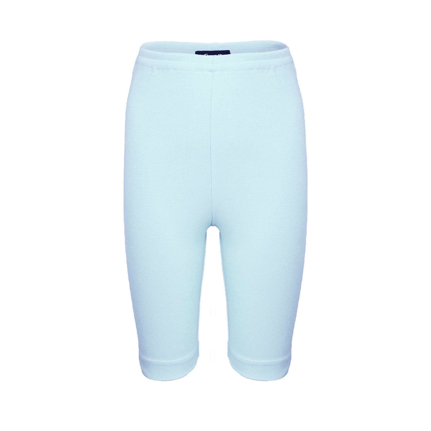Boys and Girls Bike Shorts in Blue Jersey-0