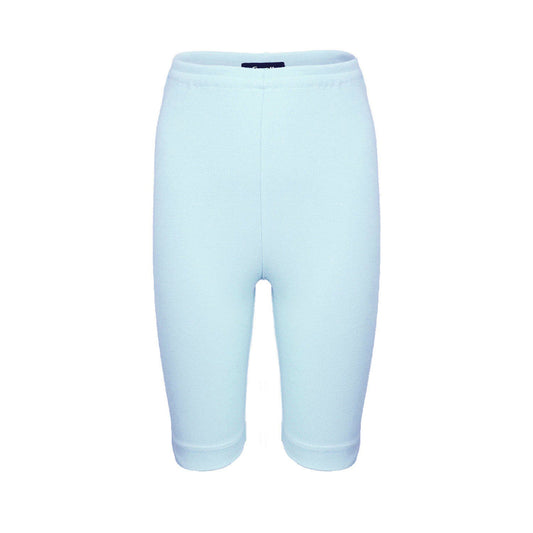 Boys and Girls Bike Shorts in Blue Jersey-0