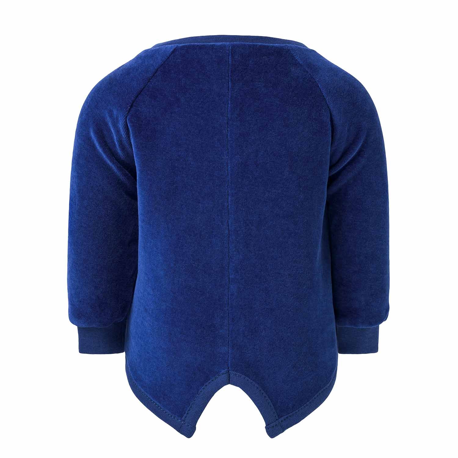 Blue Velvet Baby Jacket-1