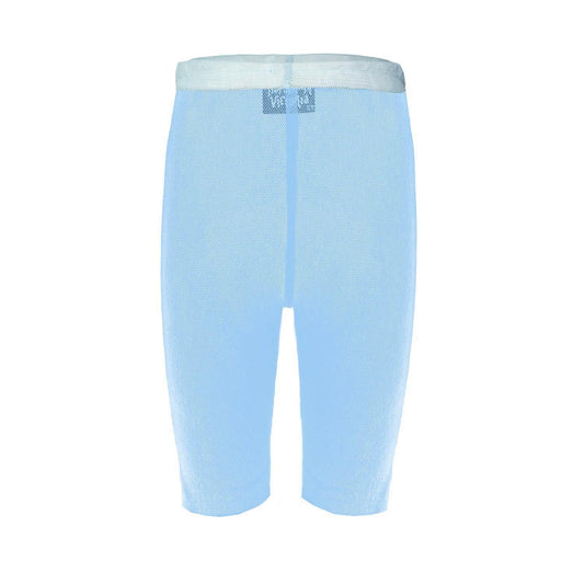 Kids' Sheer Jersey Shorts in Blue Tulle-0