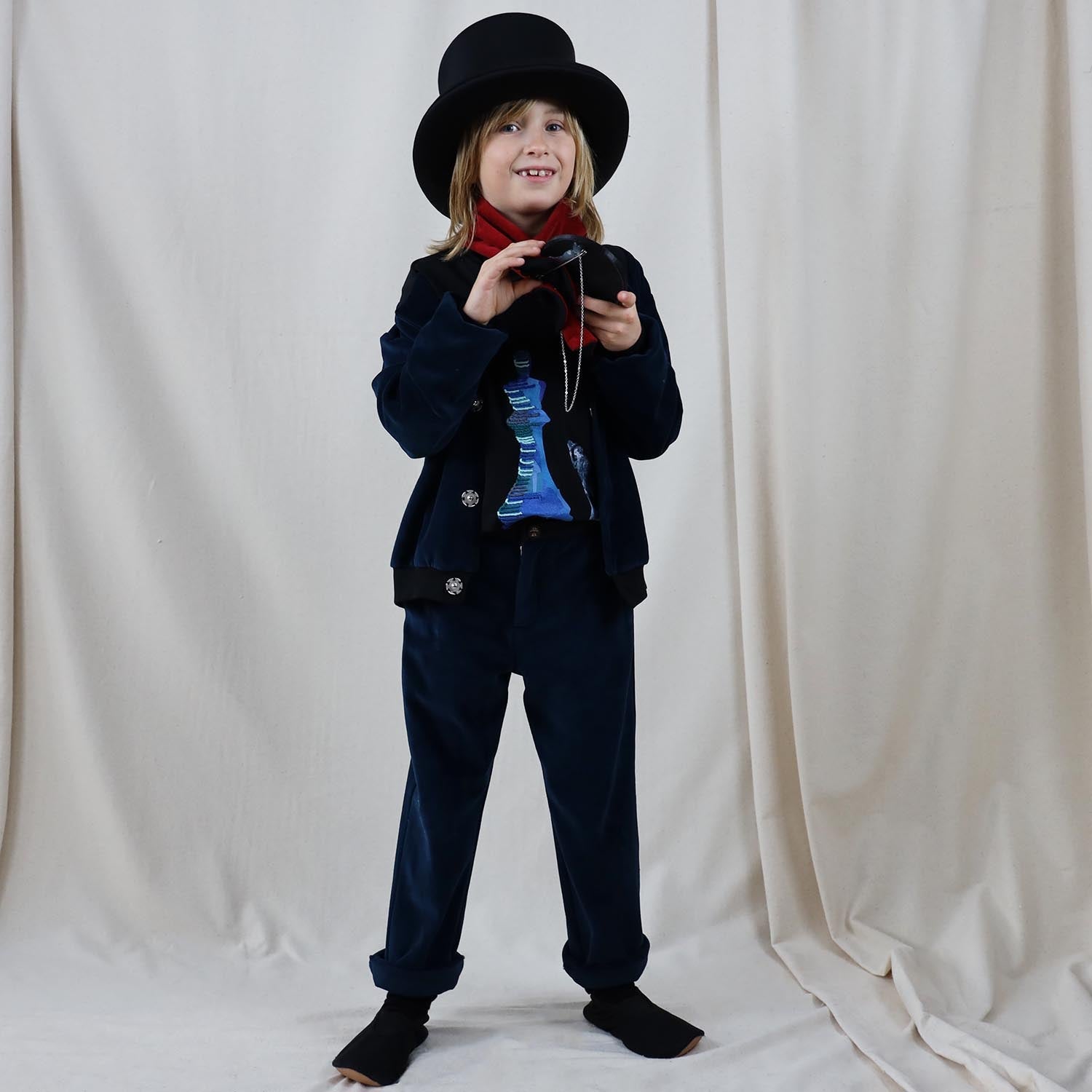 Blue Velvet Weekend Pants-1