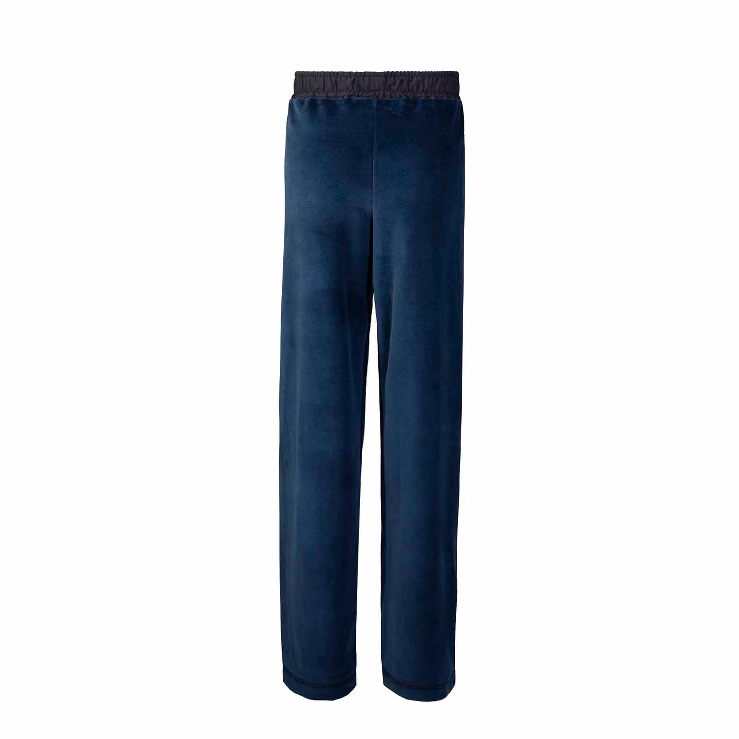 Kids' Royal Blue Velvet Pants-2