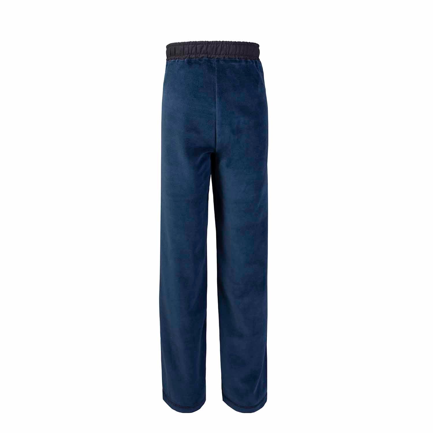 Kids' Royal Blue Velvet Pants-0