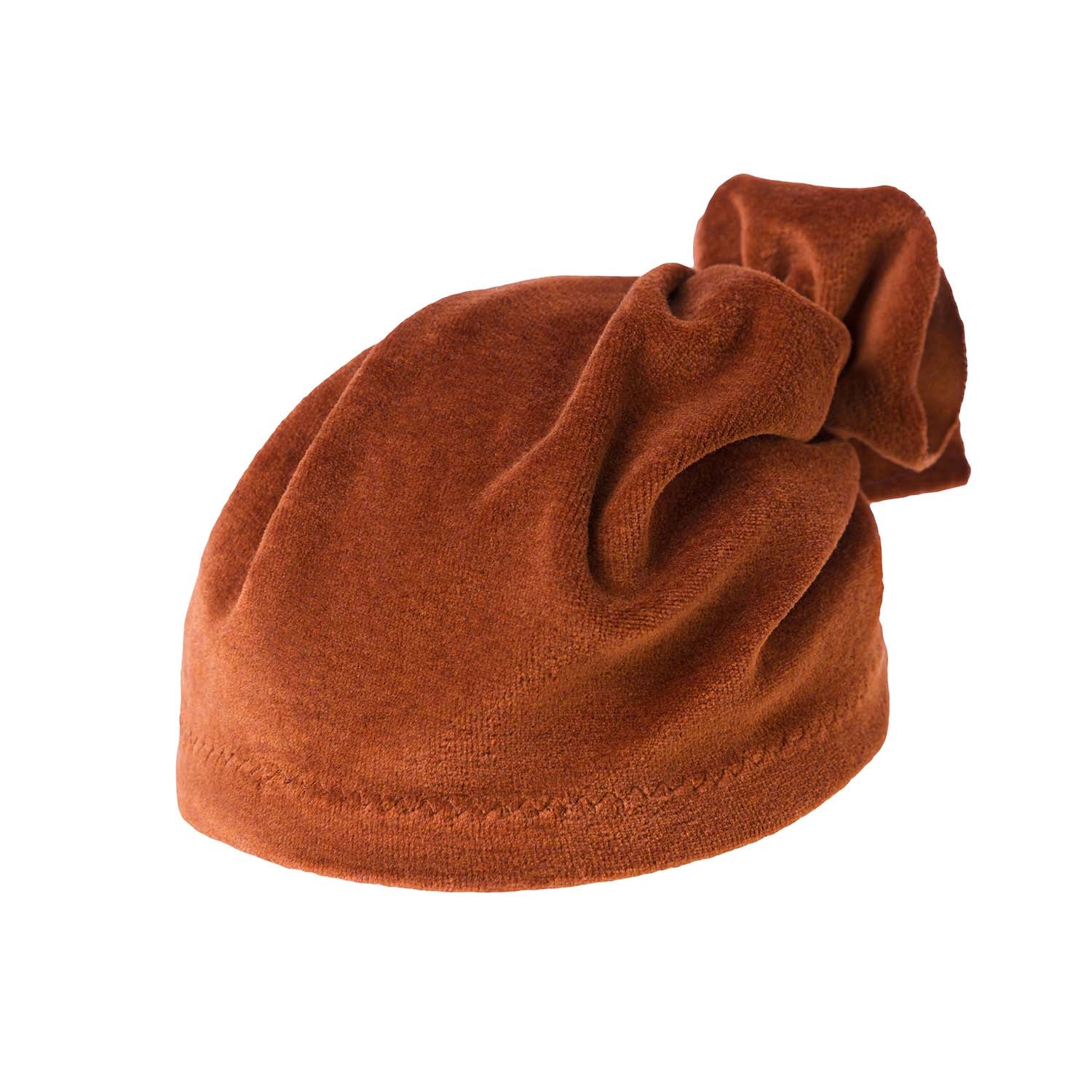 Copper Velvet Turban-1