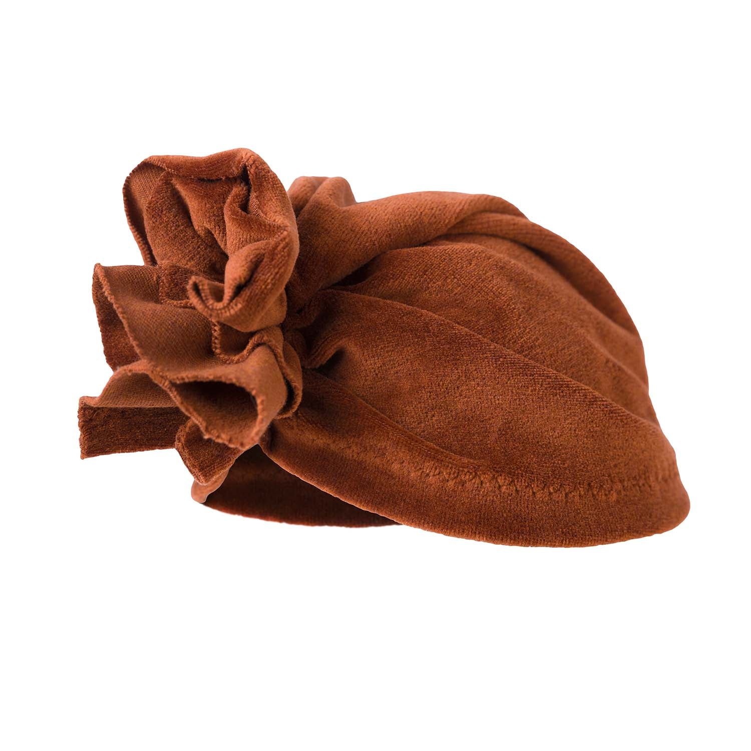 Copper Velvet Turban-0
