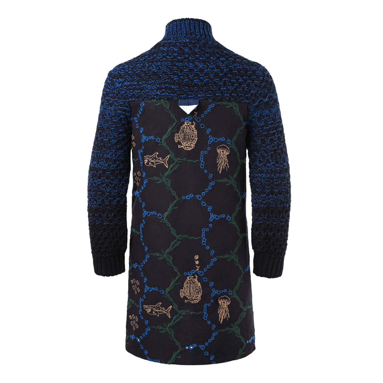 Festive Shirt with Knitwear - Organic Cotton-2