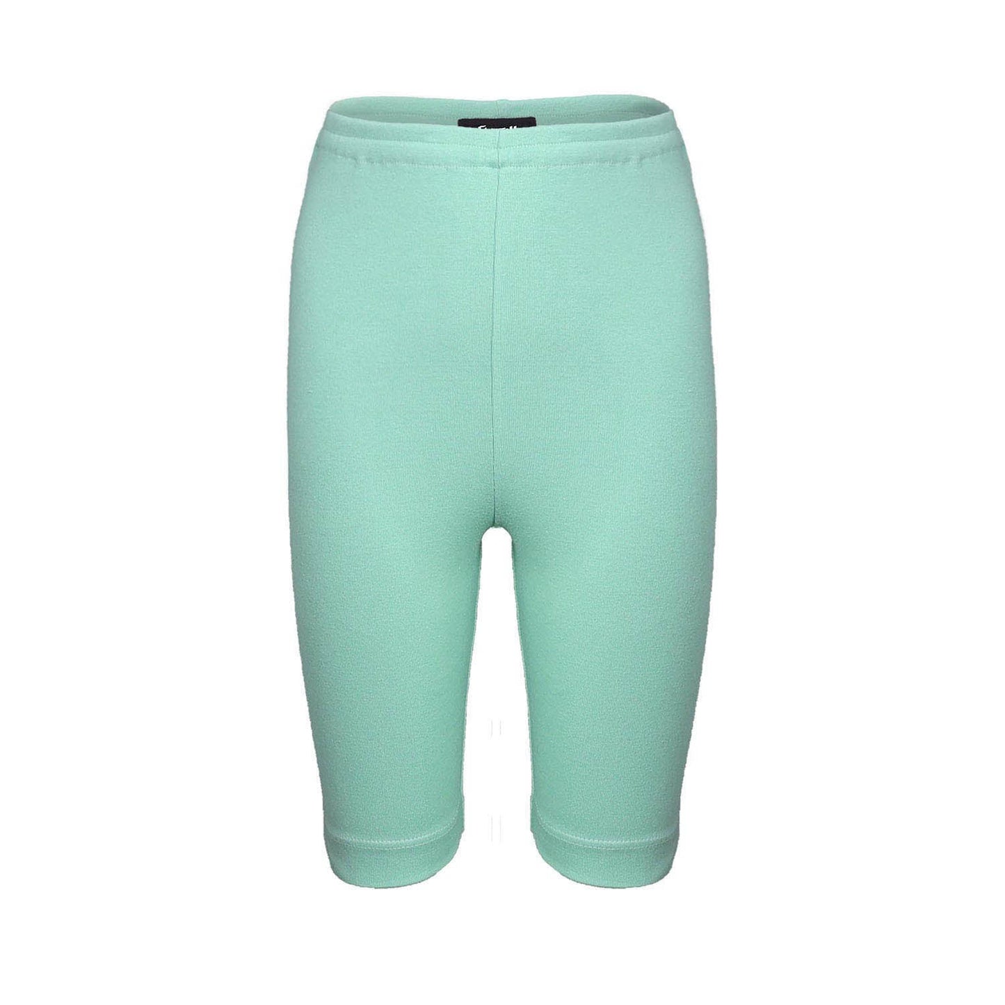 Kids' Green Shorts in Rib Jersey-0