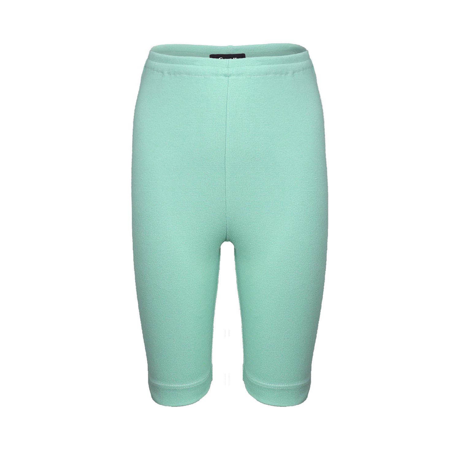 Kids' Green Shorts in Rib Jersey-0