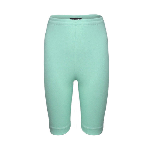 Kids' Green Shorts in Rib Jersey-0